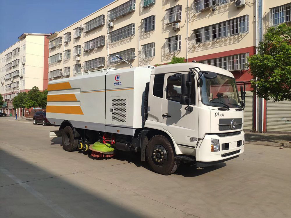 國六東風(fēng)天錦干濕兩用掃路車（12立方）